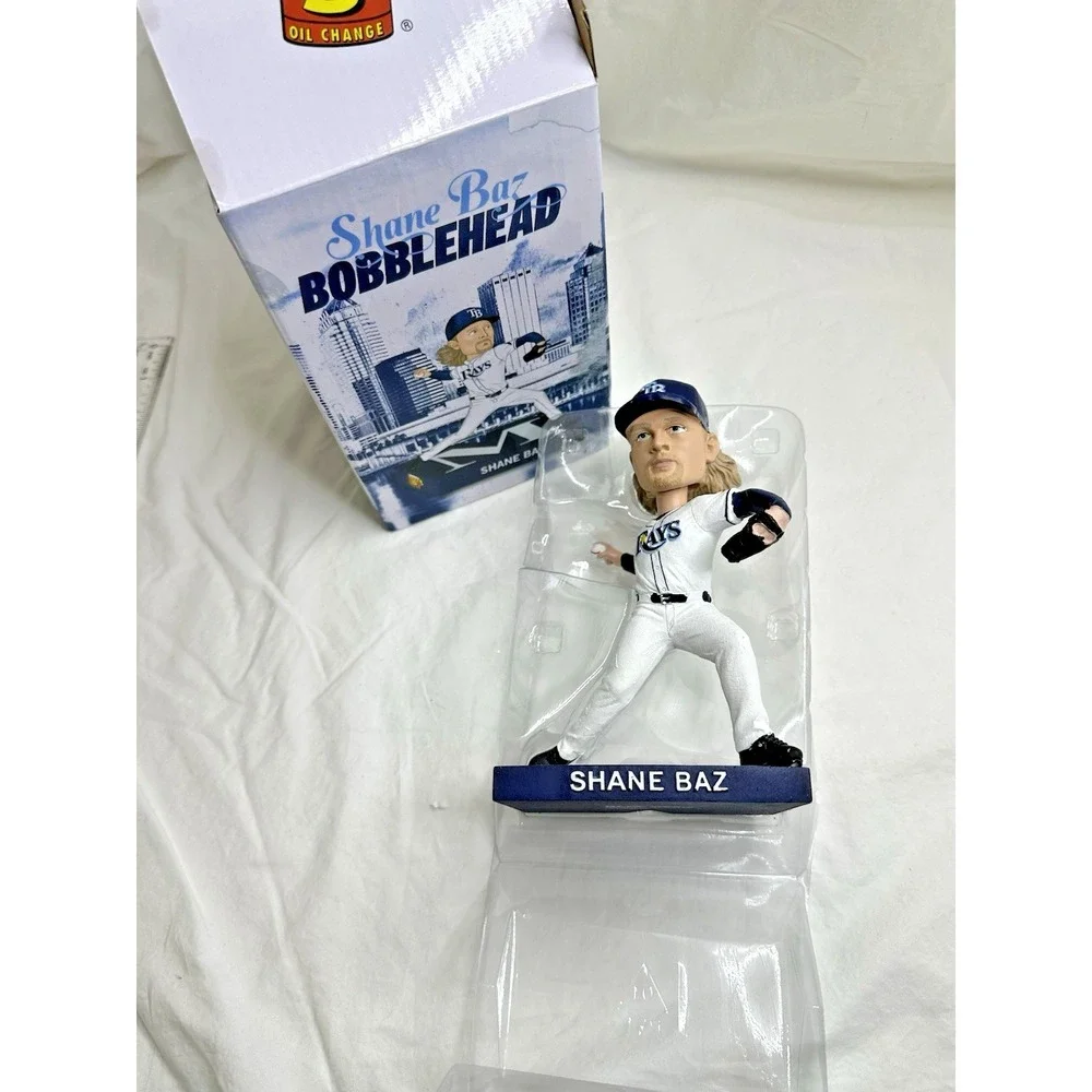Shane Baz Bobble Head The Wizard Of Baz 2025 Tampa Bay Rays 06/19/25 NIB SGA